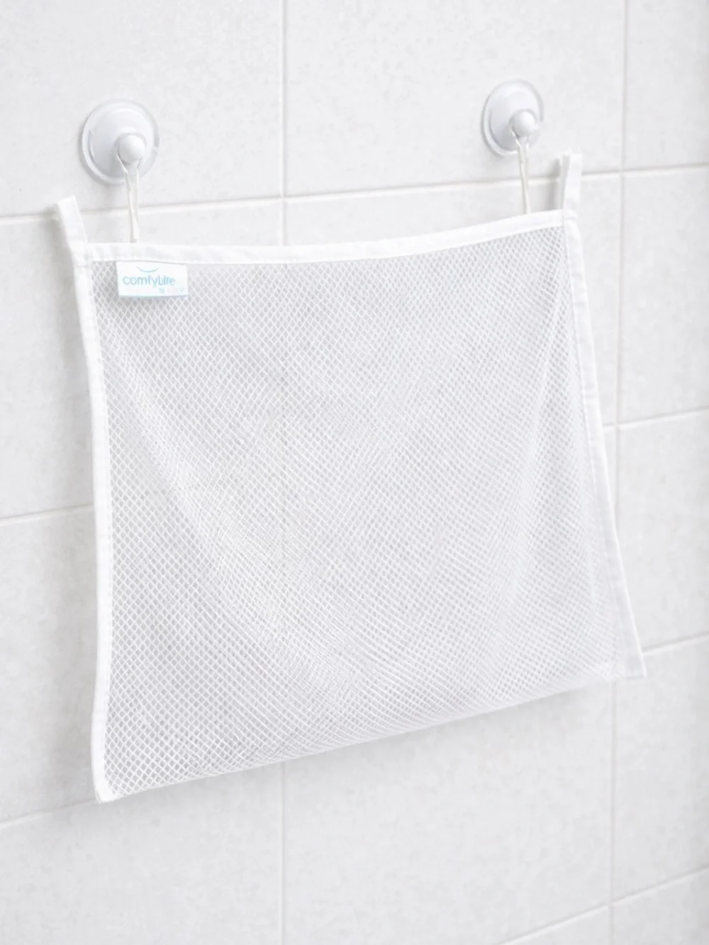 ComfyLife Baby White Mesh Bath Toy Organizer
